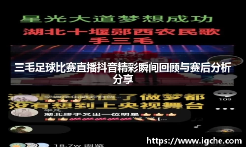三毛足球比赛直播抖音精彩瞬间回顾与赛后分析分享